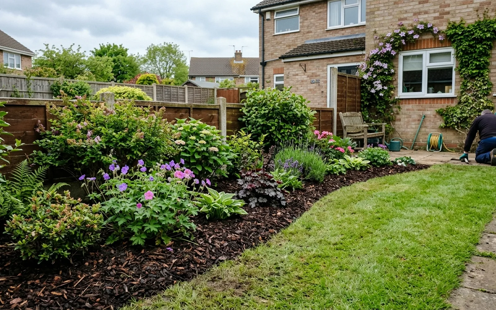 Borders, Weeding & Planting in Horley, Surrey by F. Nutton & Son's
